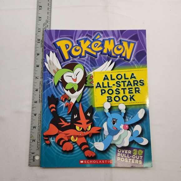 Pokemon - Alola All-Stars Poster Book - Over 20 Pull-Out Posters - Picture 8 of 9